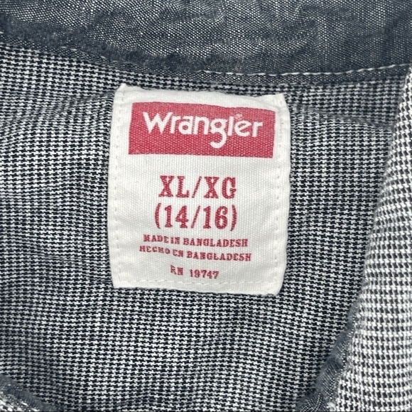 Wrangler Short Sleeve Button Down Shirt Size XL - Picture 5 of 6